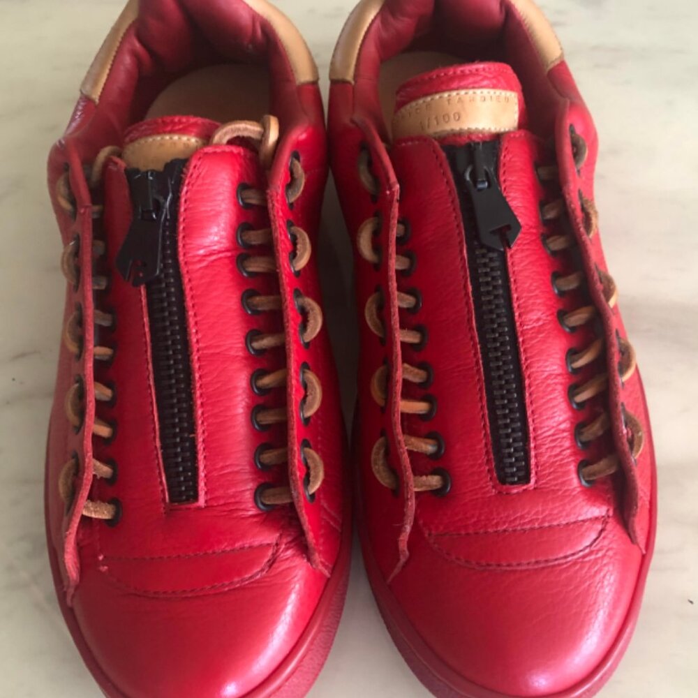 Fabrice Tardieu Shoes Sneakers Women Made In Italy Pre-loved Sz 36